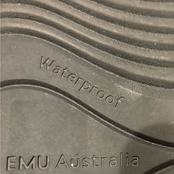 EMU Australia Judbury Waterproof Winter Boots Black with Grey Casual Snow Boots